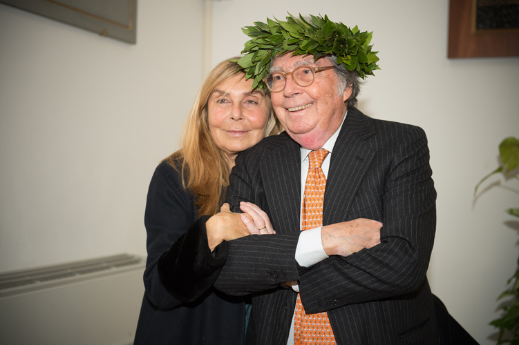 Franco Mantellassi, 78 anni, titolare della Manteco, il giorno della sua laurea in Ingegneria elettronica e delle telecomunicazioni. (Foto da www.manteco.com).