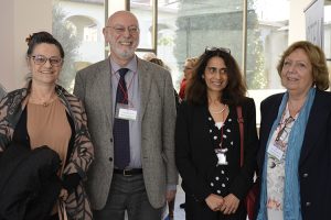 Da sinistra: Nicoletta De Francesco, prorettrice vicaria Università di Pisa, Paolo Comanducci, rettore Università di Genova, Arti Ahluwalia (Università di Pisa), direttrice del Centro 3R, Anna Maria Bassi (Università di Genova), vice direttrice del Centro 3R. (Foto da Università di Pisa).