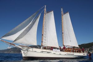 La nave Oloferne (foto Legambiente Arcipelago Toscano)