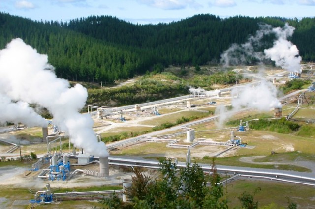 La centrale geotermica di Bagnore (foto Enel Green Power)