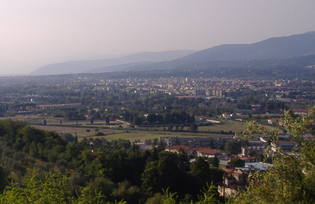 Bagno a Ripoli dalla collina di Baroncelli. (Foto da it.wikipedia.org/wiki/Bagno_a_Ripoli).