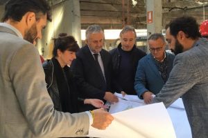 Sopralluogo sul cantiere (foto Regione Toscana)