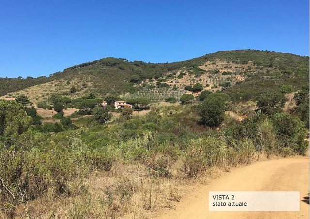 La collina che sarà interessata dall'ampliamento della miniera (foto Legambiente)