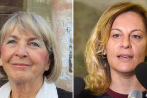 La dottoressa Patrizia Gentilini (ISDE) e l'assessore regionale all'Ambiente Federica Fratoni