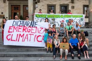 Foto dalla pagina Facebook di Fridaysforfuture Firenze