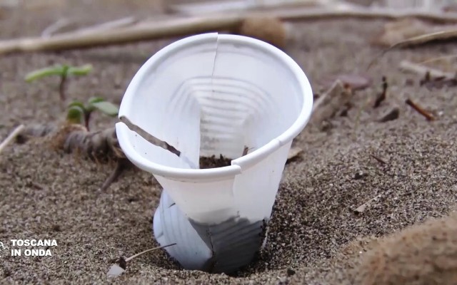 Plastica in spiaggia