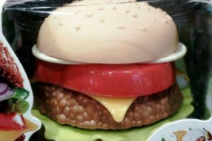 hamburger plastificato