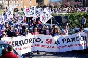 Manifestazione del 30 marzo 2019 (dalla pagina Facebook di Presidio Noinc Noaero