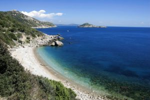 Spiaggia dell'Acqua Dolce a Porto Ercole, Argentario.