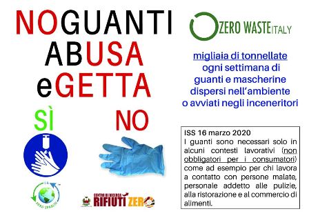 No guanti abusa e getta