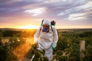 Irrorazione pesticidi