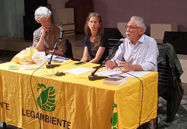 Da sinistra Simone Secchi, Leonora Bisagno e Alberto Bencistà.