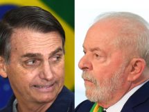 Jair Bolsonaro e Lula da Silva.