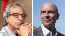 Da sinistra Rossano Ercolini e il sindaco Luca Salvetti.