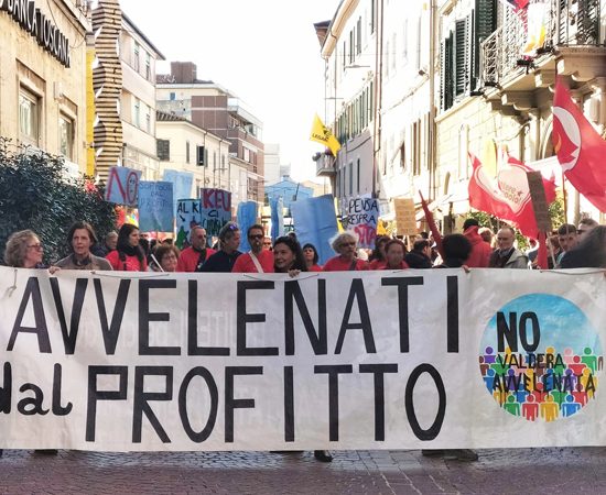 Foto da pagina Facebook di Valdera avvelenata.
