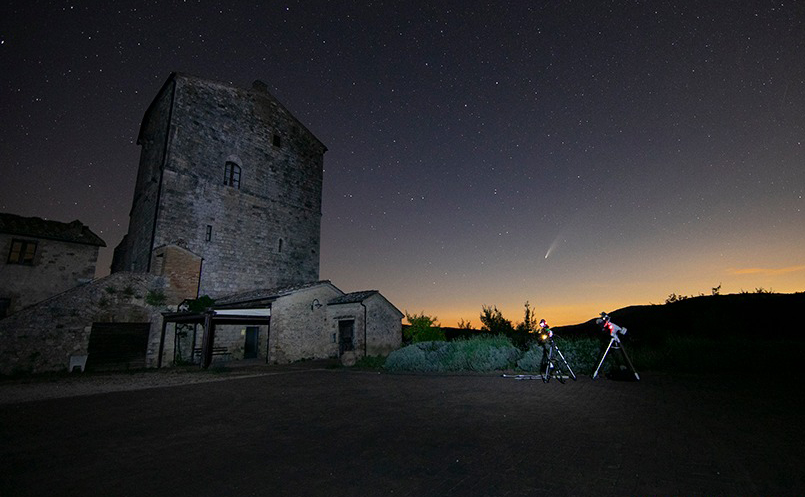 Osservatorio di Montarrenti. (Foto di Marco Donati).