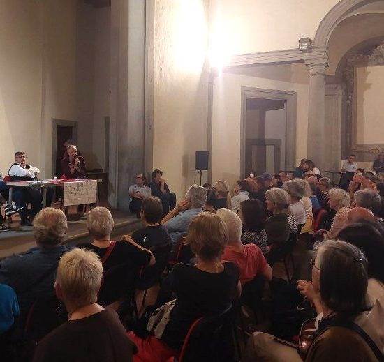 L'incontro pubblico promosso dal Comitato Oltrarno Futuro (foto di Lorenzo Somigli)