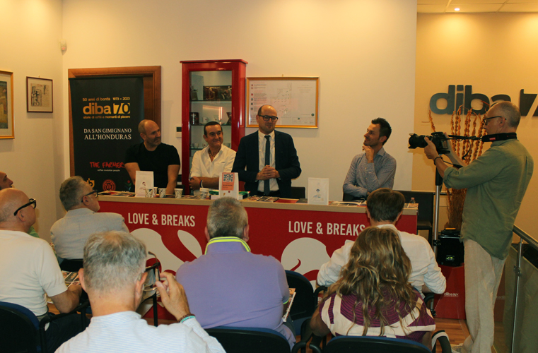 Da sinistra: Sandro Bonacchi, Claudio Guazzini, Andrea Marrucci e Leonardo Maggiori.