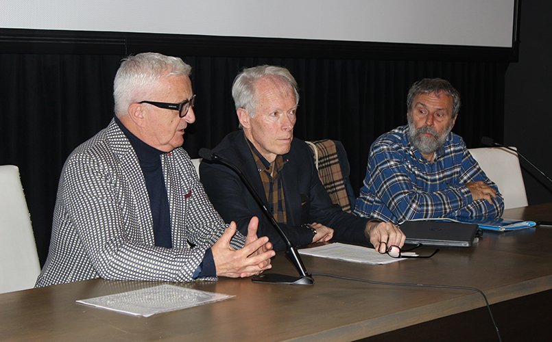 Da sinistra: Piero Pii, Sandro Angiolini e Marco Arduini