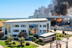 Ricostruzione artificiale dell'incendio